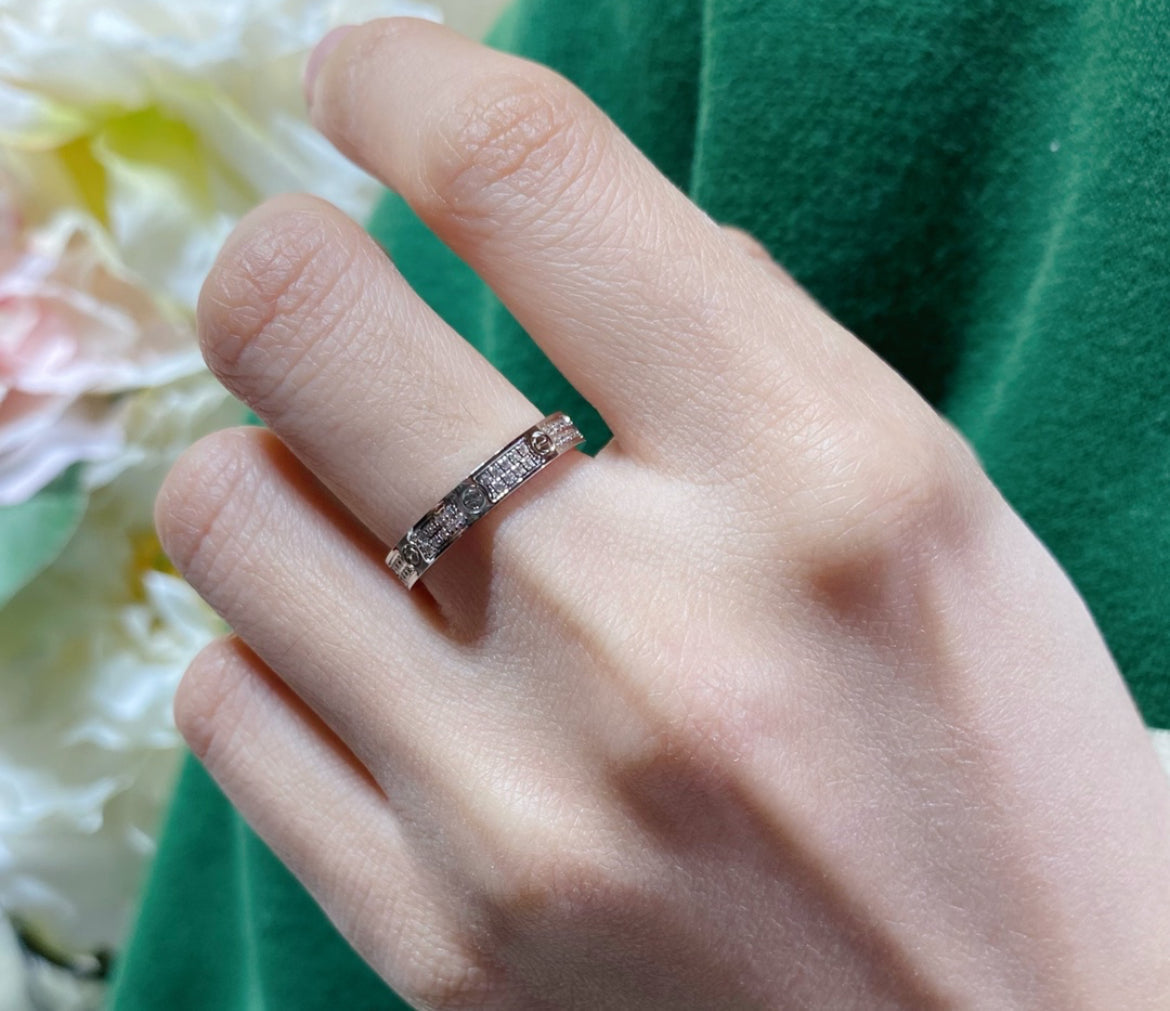 14k Yellow Gold Love Ring/Small
