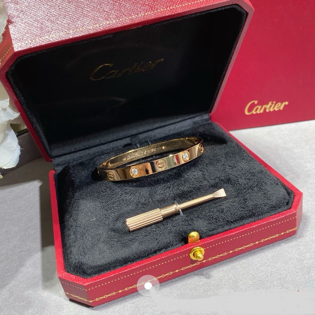 14k Rose Gold Love Bracelet