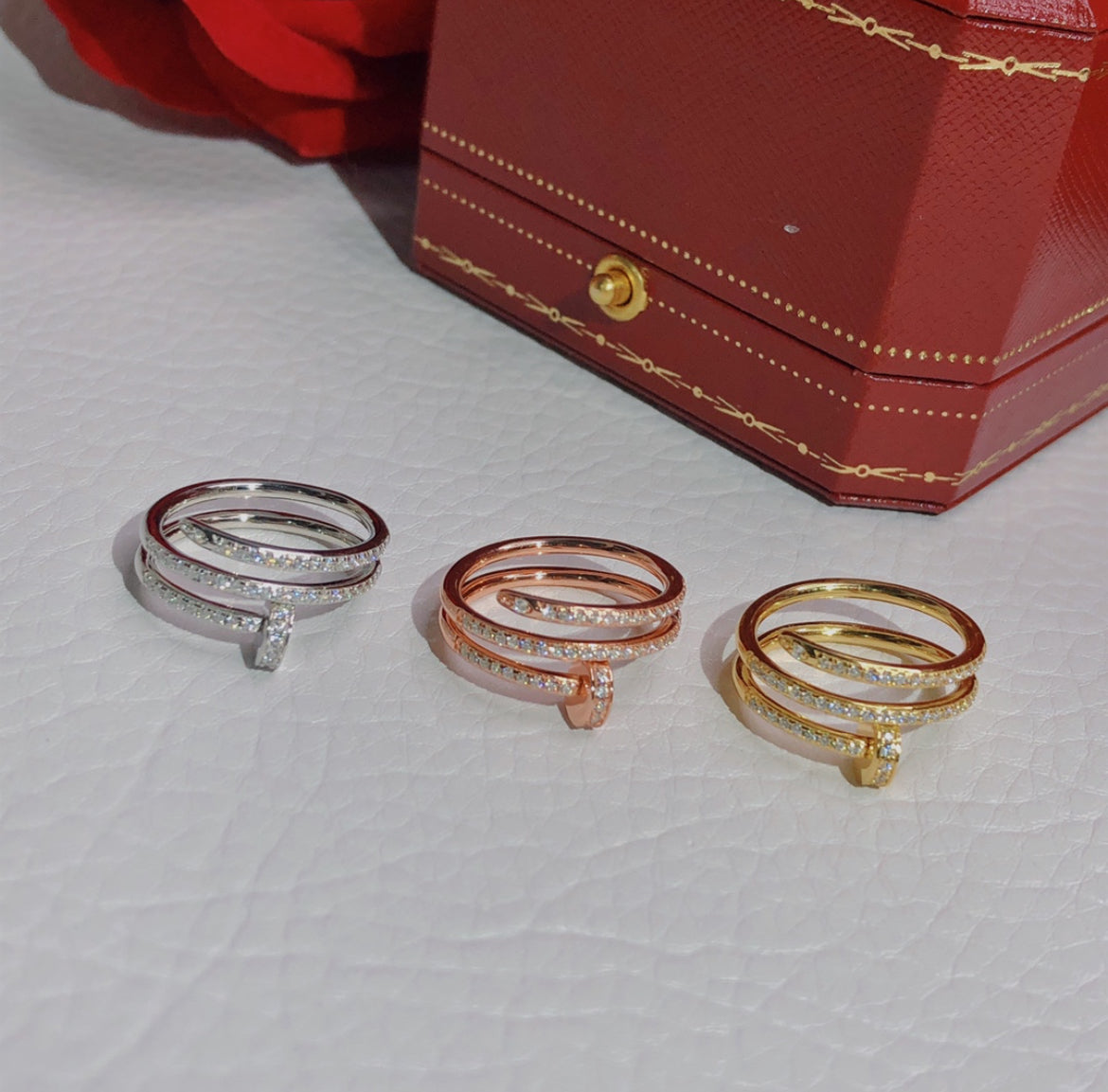14k Yellow Gold Nail Ring