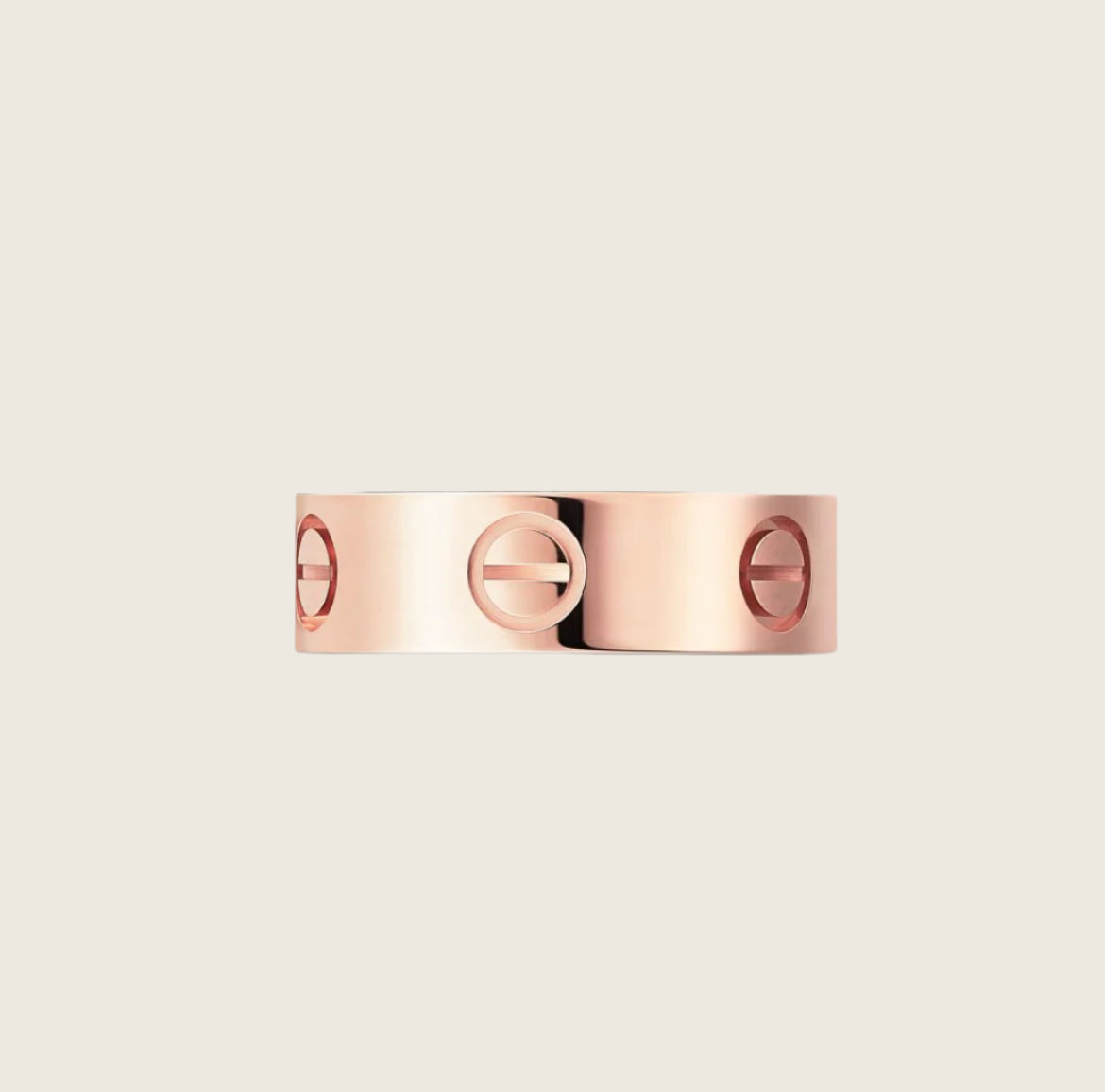 14k Rose Gold Love Ring