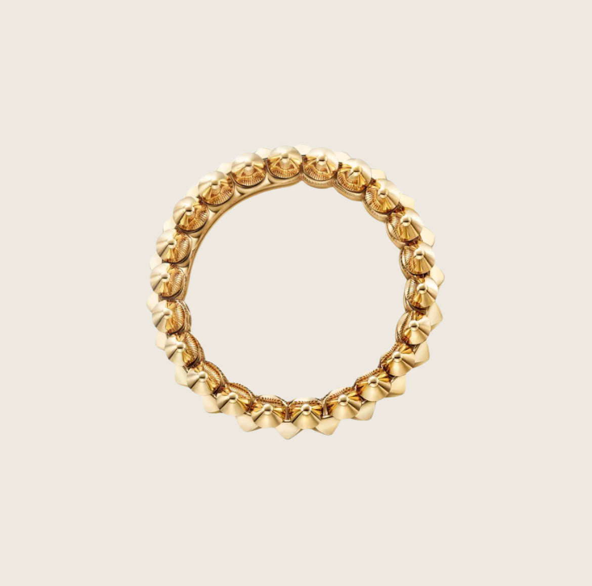 14k Yellow Gold Clash Ring