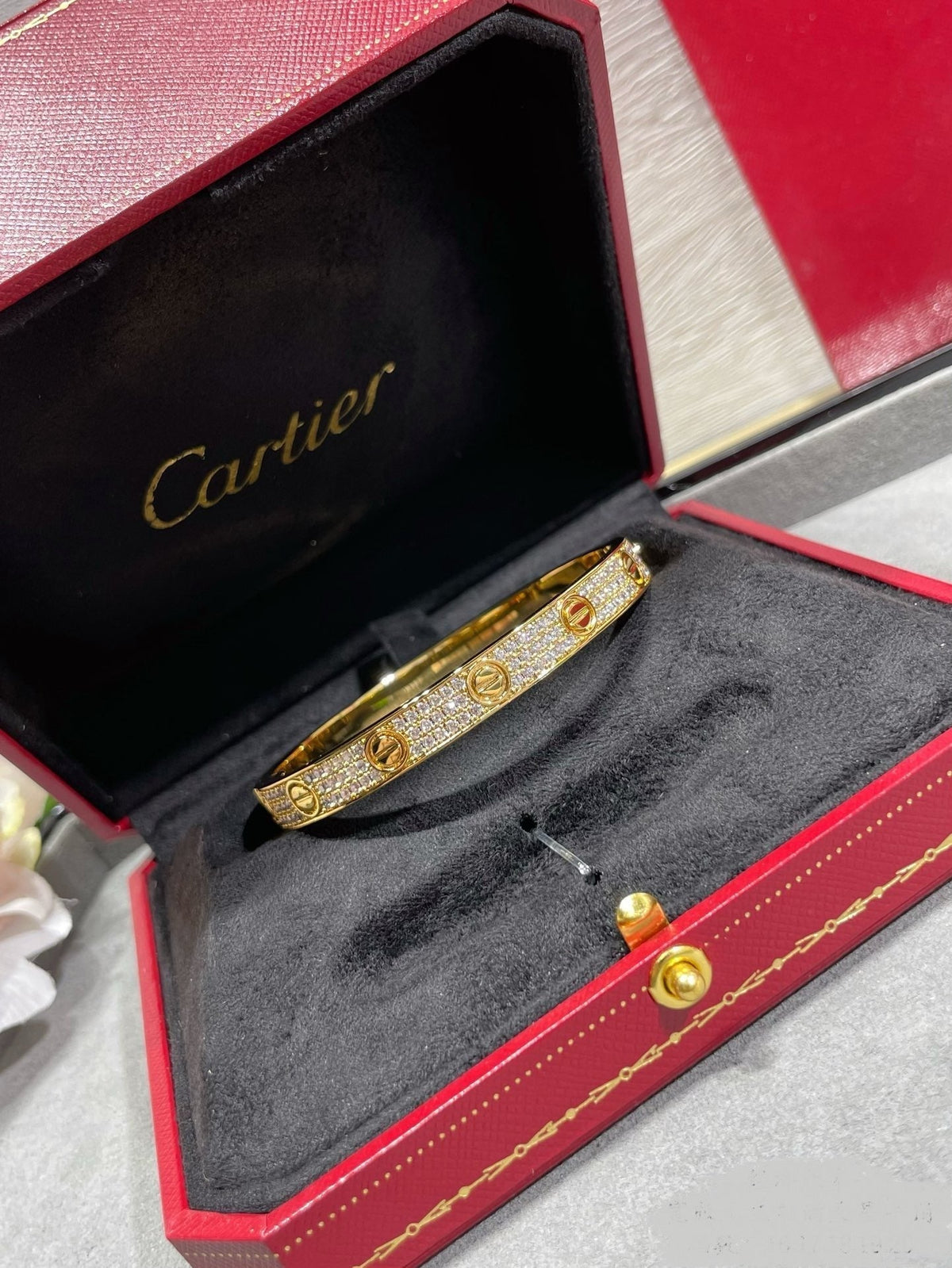 14k Yellow Gold Love Bracelet