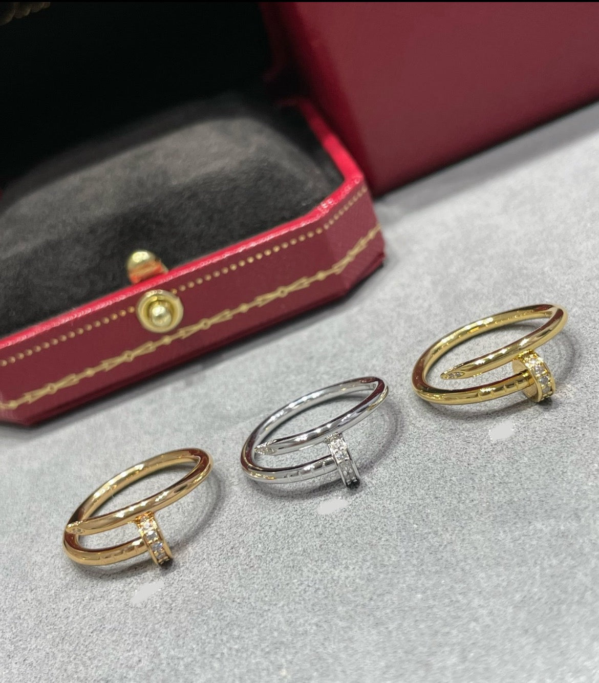 14k Yellow Gold Nail Ring
