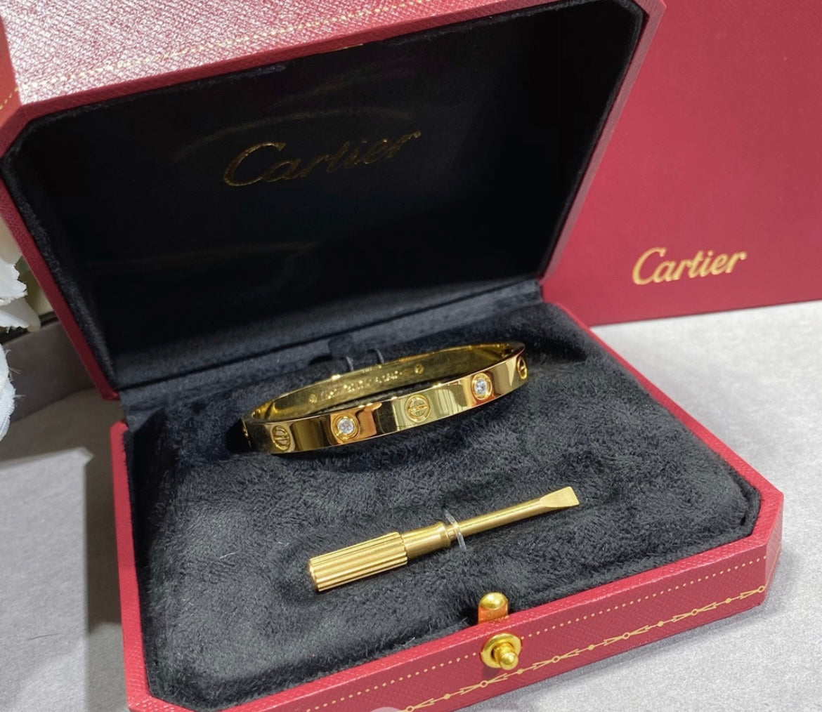14k Yellow Gold Love Bracelet