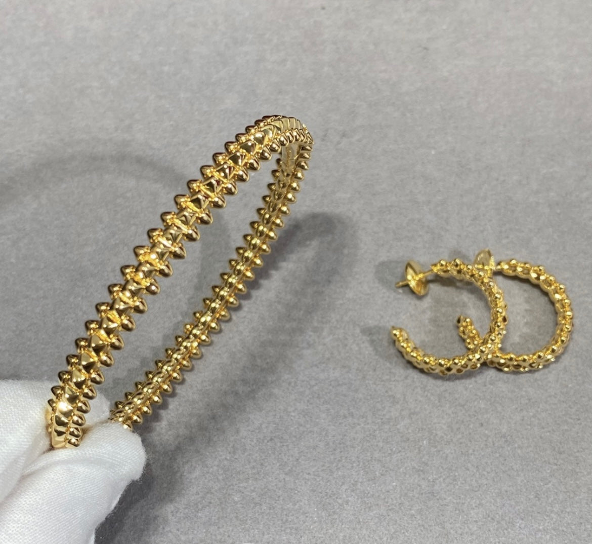 14 Yellow Gold Clash Bracelet