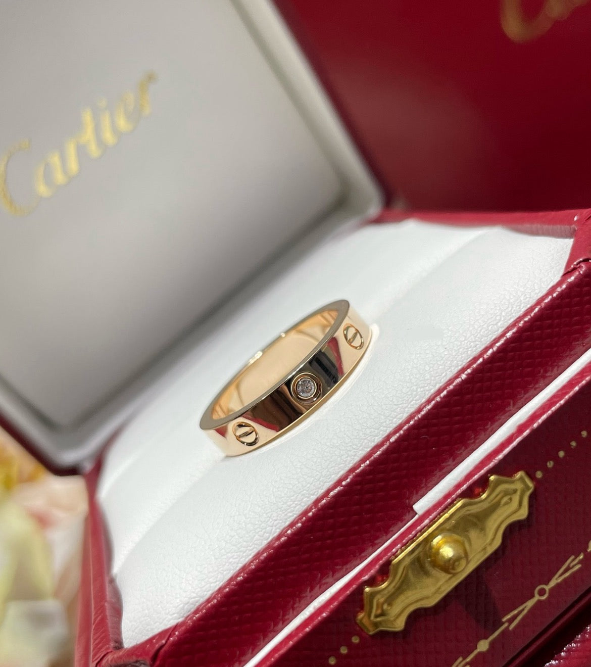 14k Yellow Gold Love Ring