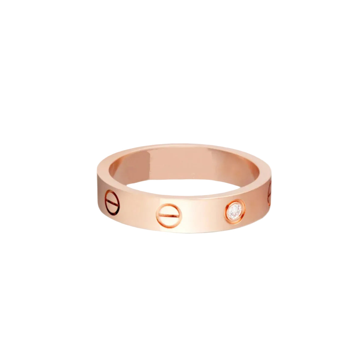 14k Rose Gold Love Ring