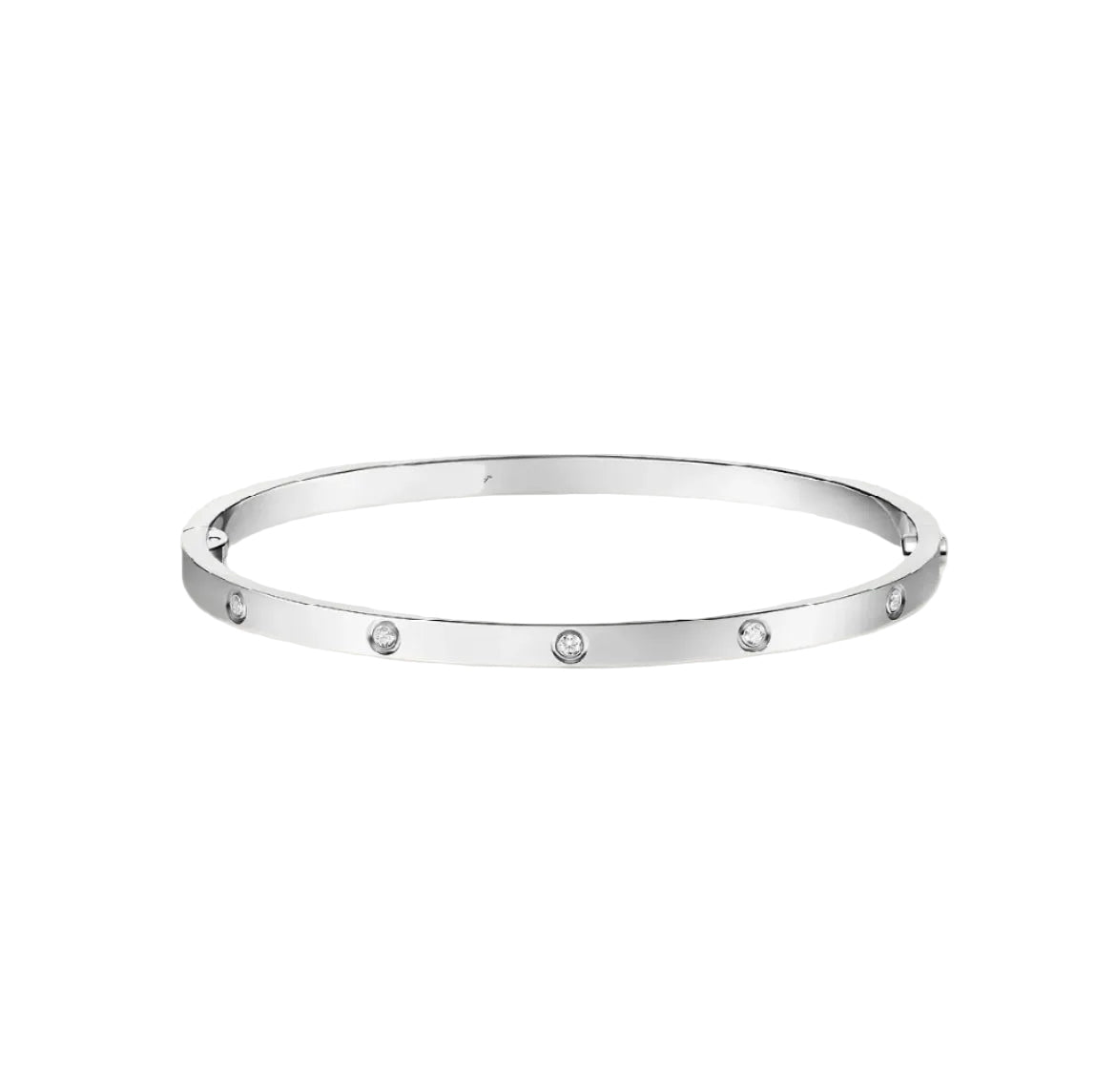 14k White Gold Love Bracelet/Small