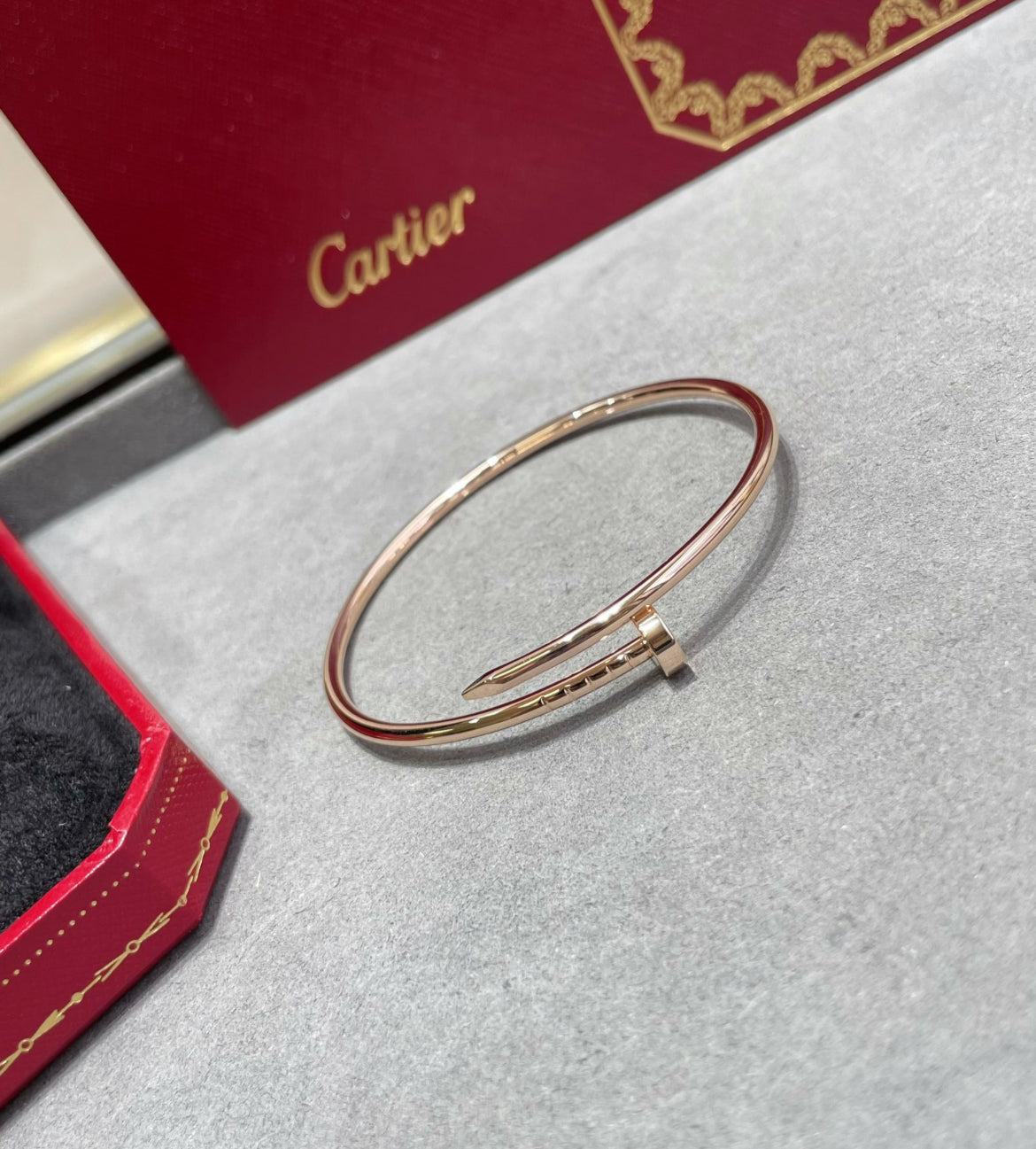 14k Rose Gold Nail Bracelet/Small