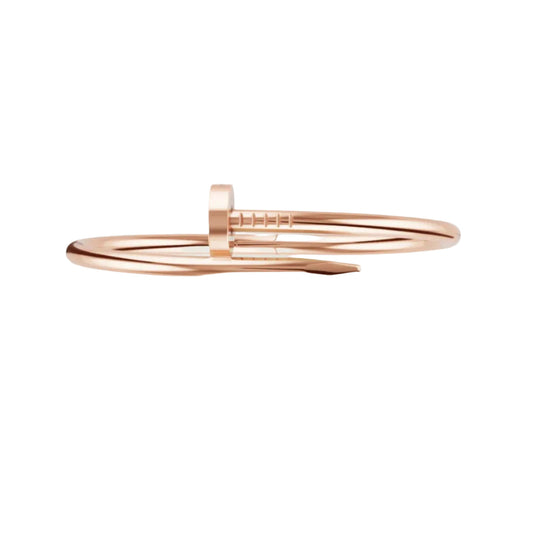 14k Rose Gold Nail Bracelet