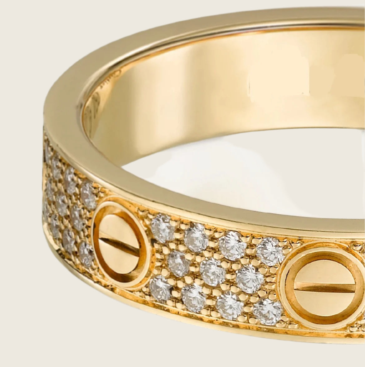 14k Yellow Gold Love Ring