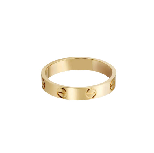 14k Yellow Gold Love Ring/Small