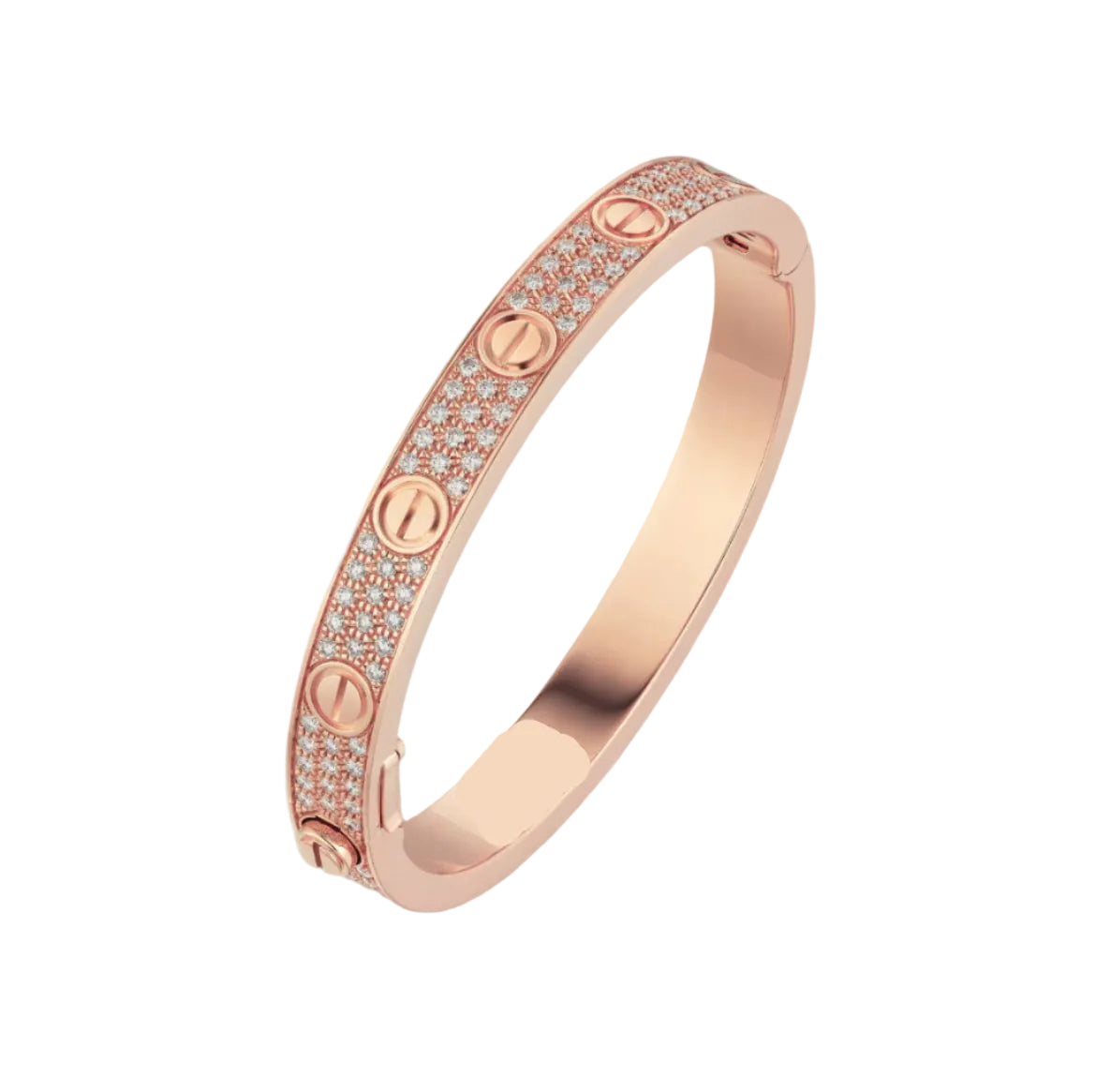 14k Rose Gold Love Bracelet