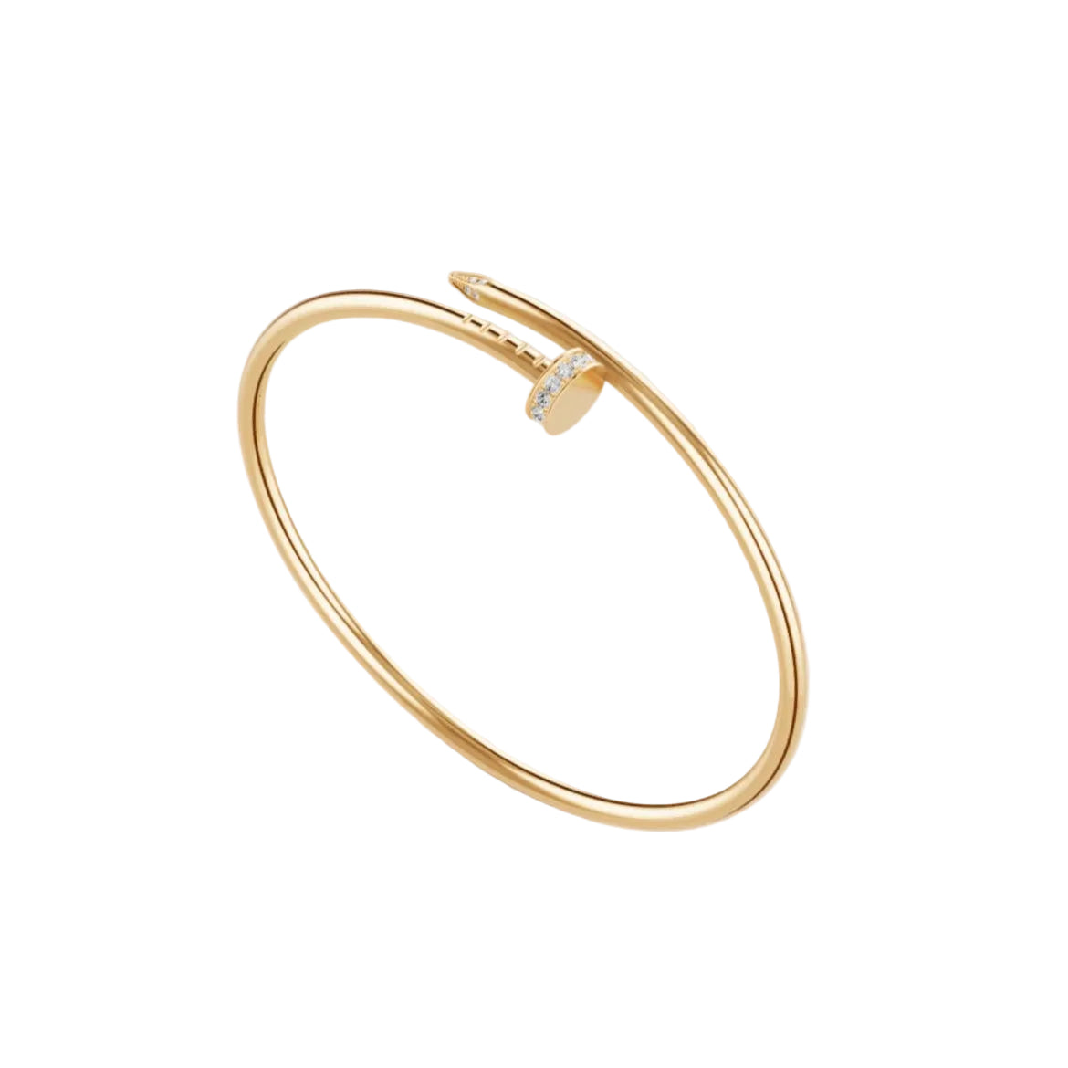 14k Yellow Gold Nail Bracelet/Small