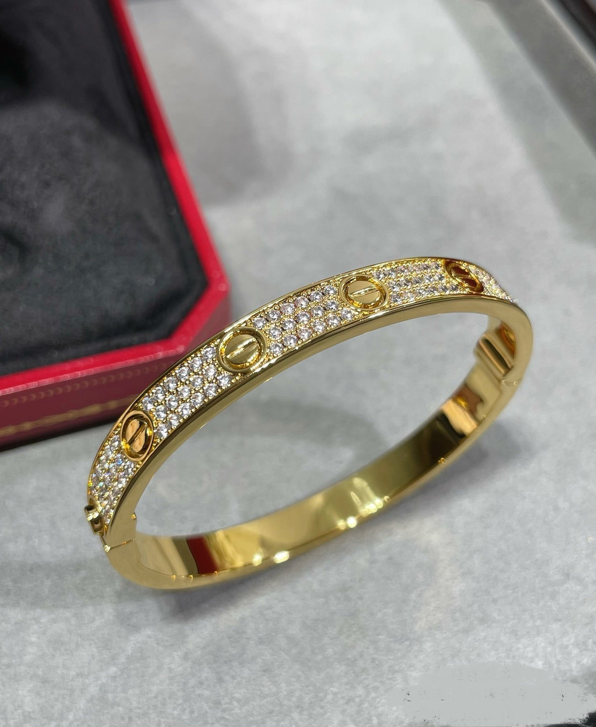 14k Yellow Gold Love Bracelet