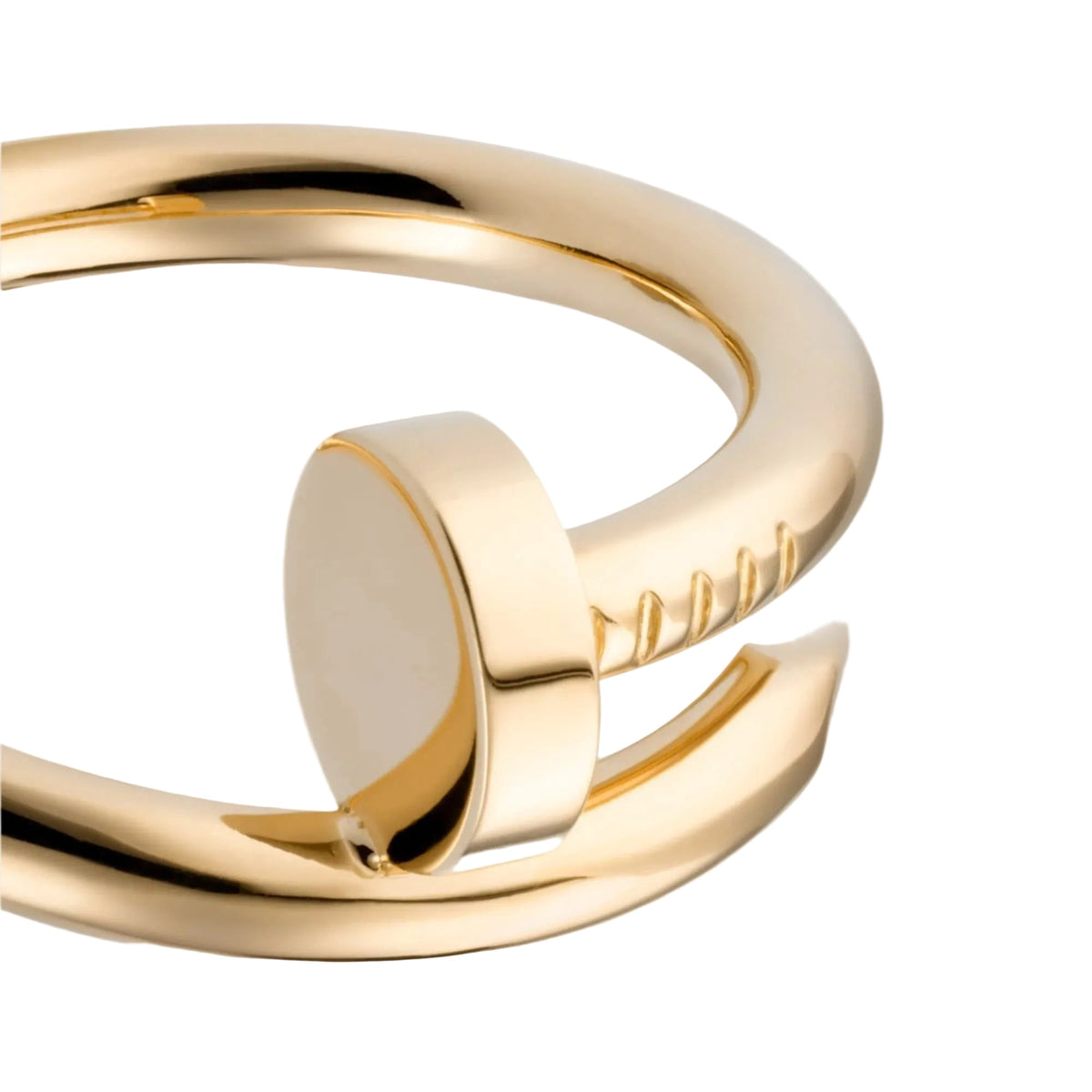 14k Yellow Gold Nail Ring