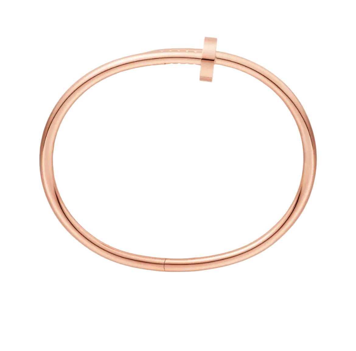 14k Rose Gold Nail Bracelet