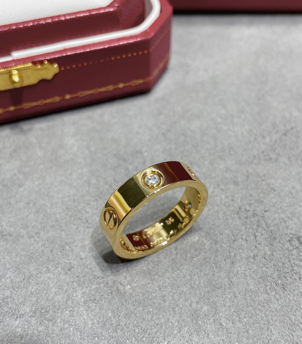 14k Yellow Gold Love Ring