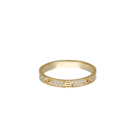 14k Yellow Gold Love Ring/Small