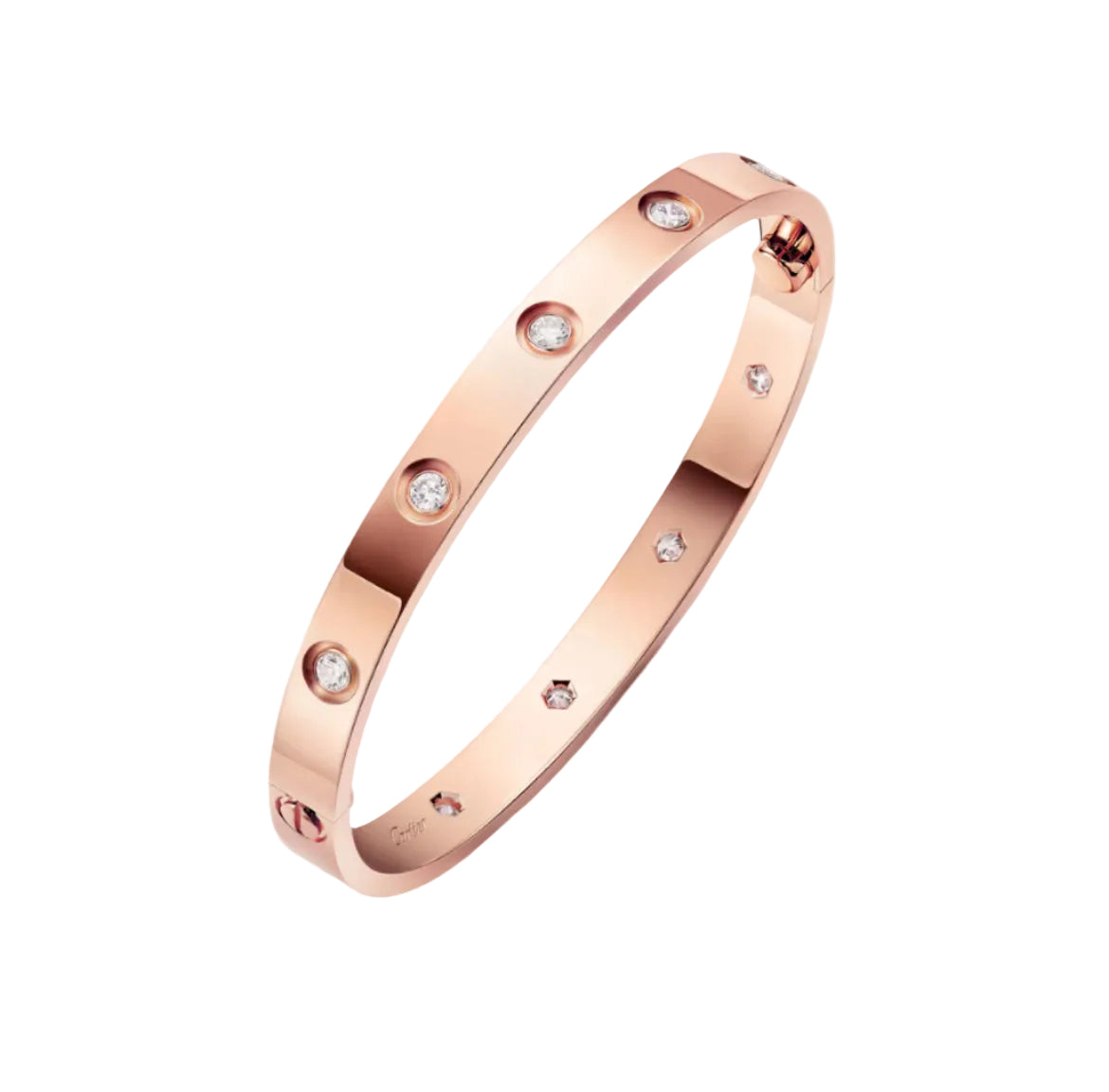 14k Rose Gold Love Bracelet