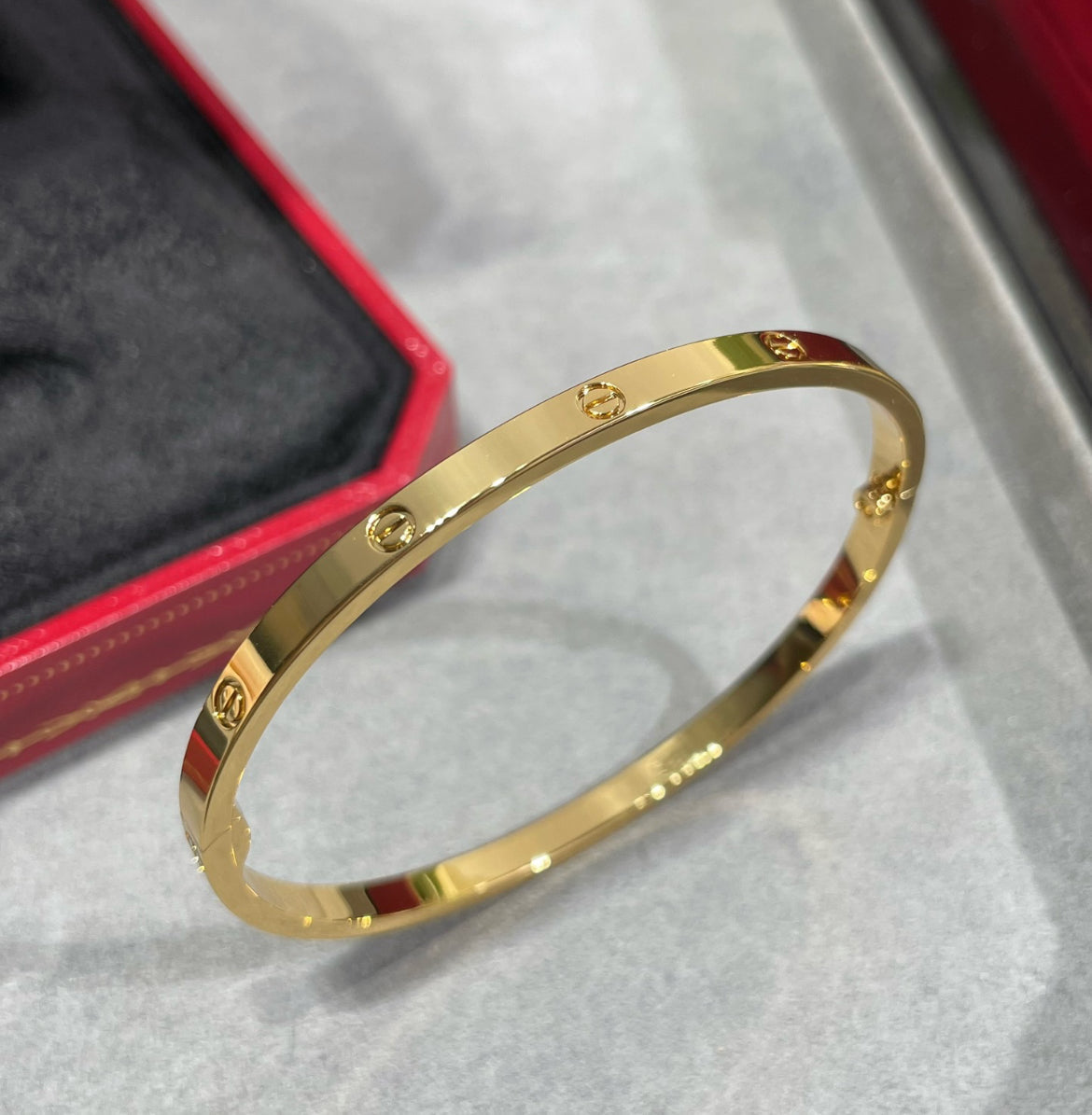 14k Yellow Gold Love Bracelet