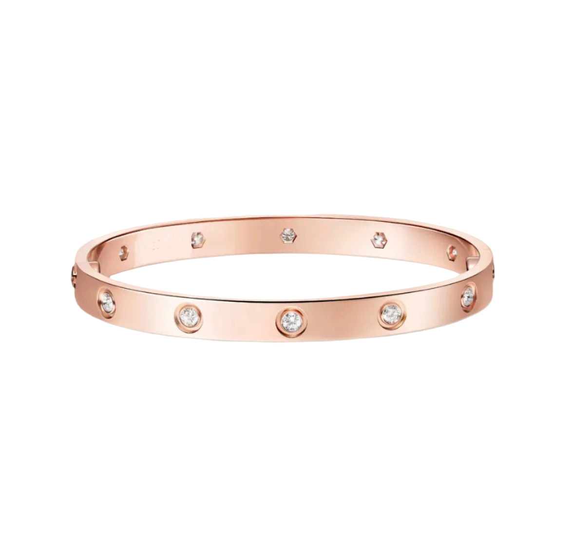 14k Rose Gold Love Bracelet