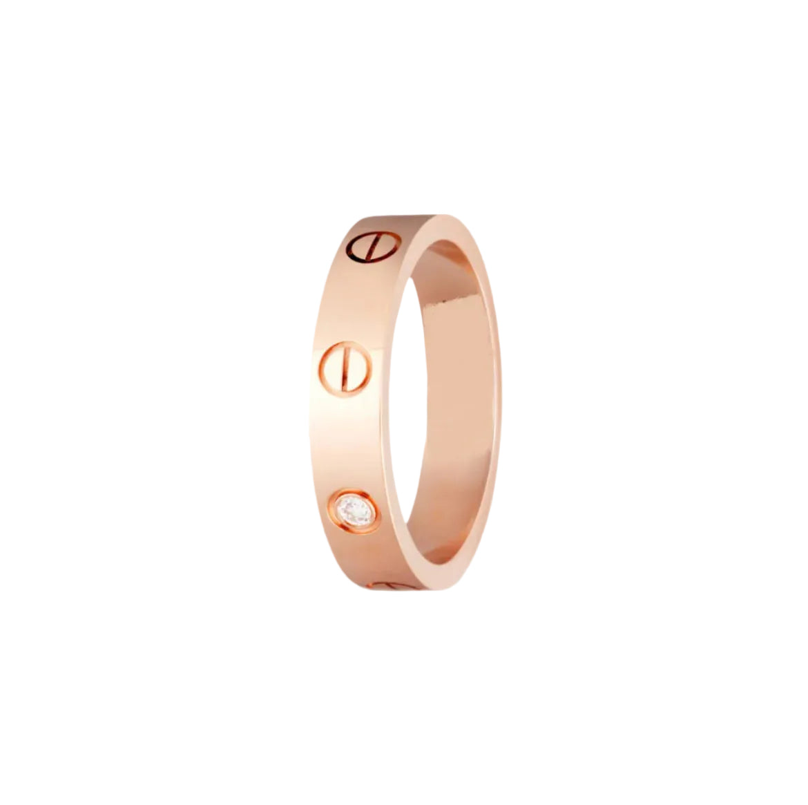14k Rose Gold Love Ring