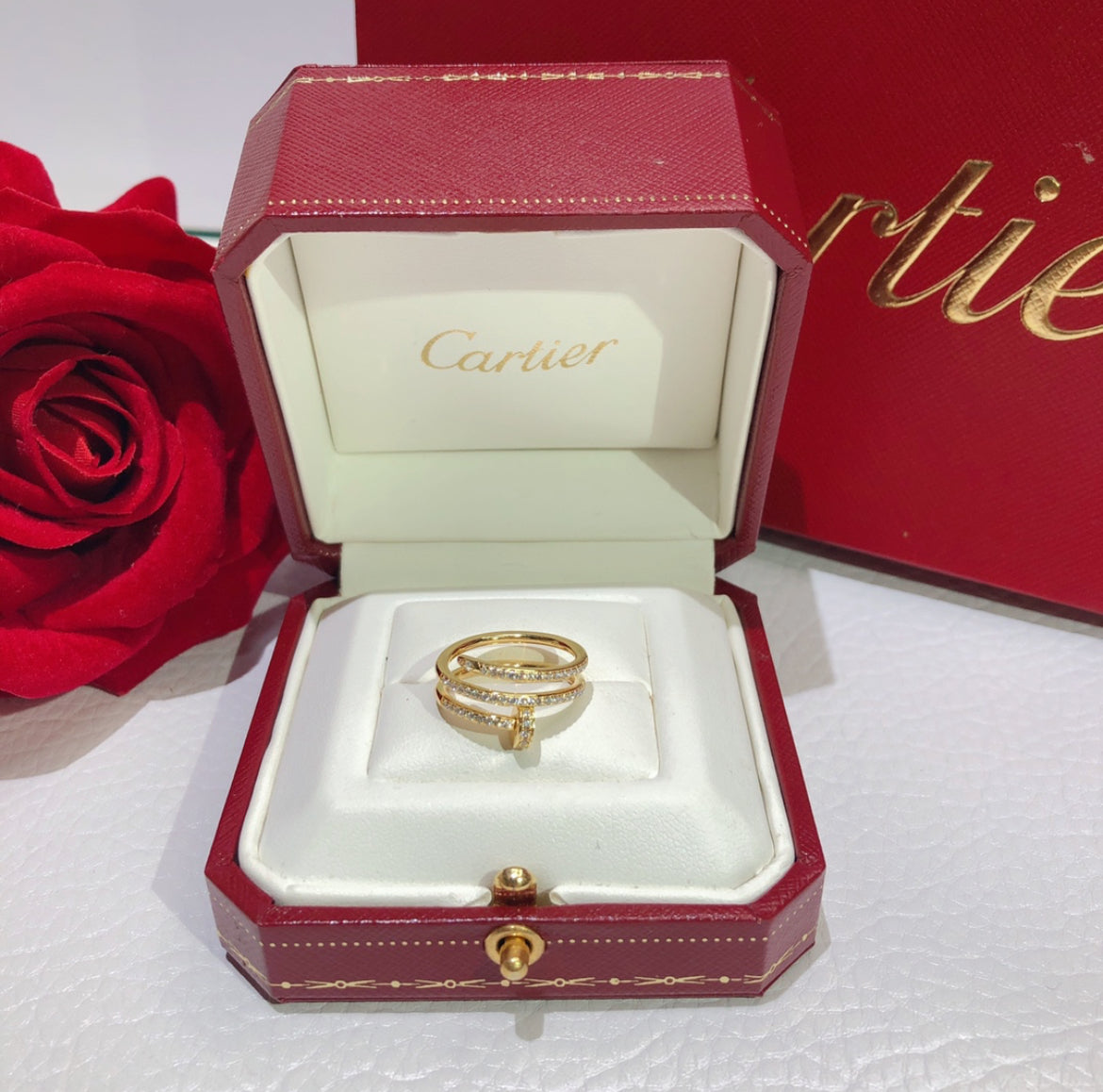 14k Yellow Gold Nail Ring
