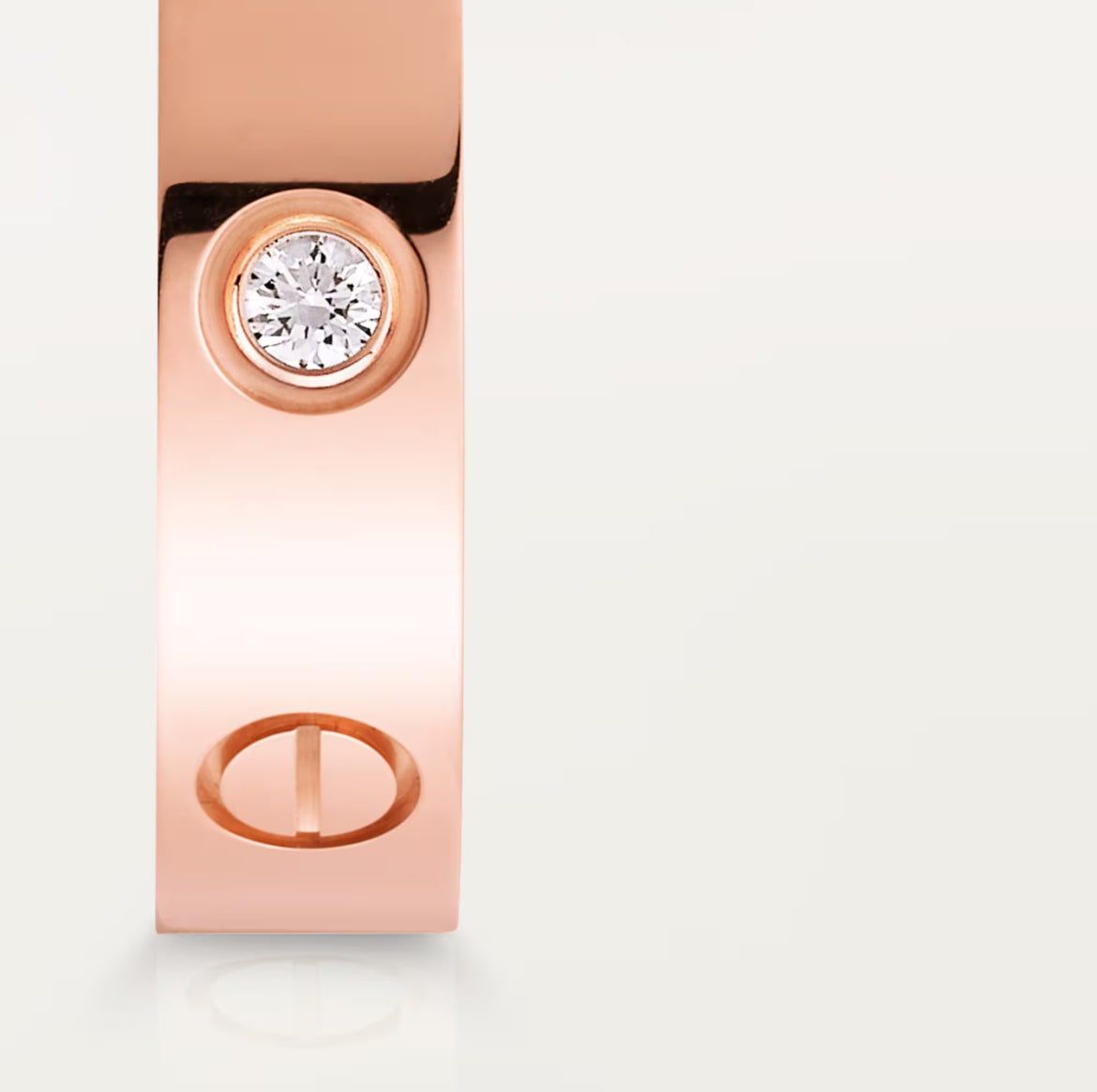 14k Rose Gold Love Ring