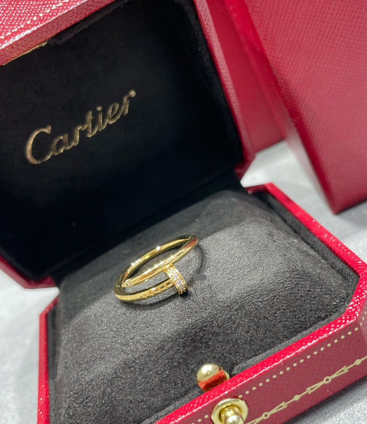14k Yellow Gold Nail Ring
