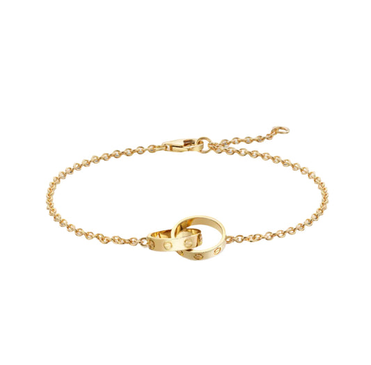 14k Yellow Gold Love Bracelet