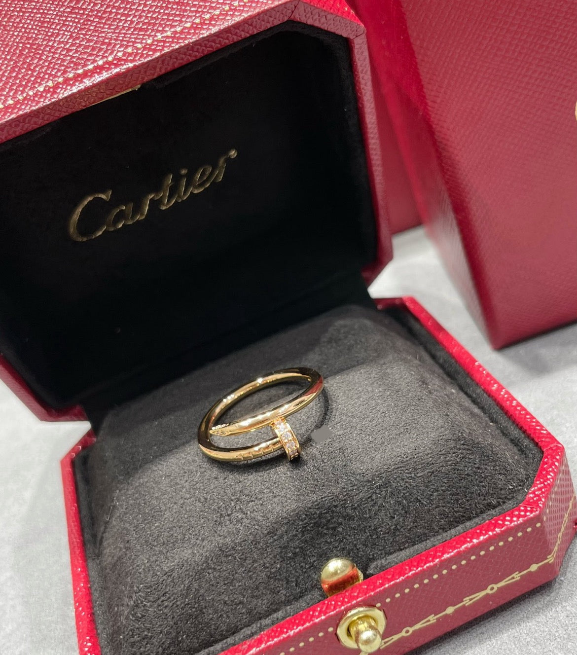 14k Rose Gold Nail Ring