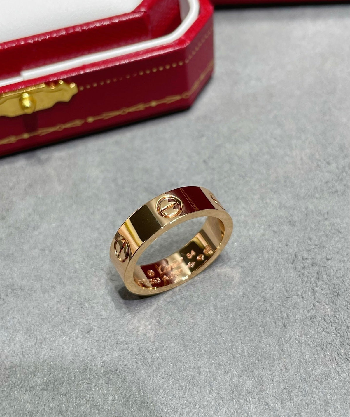 14k Rose Gold Love Ring