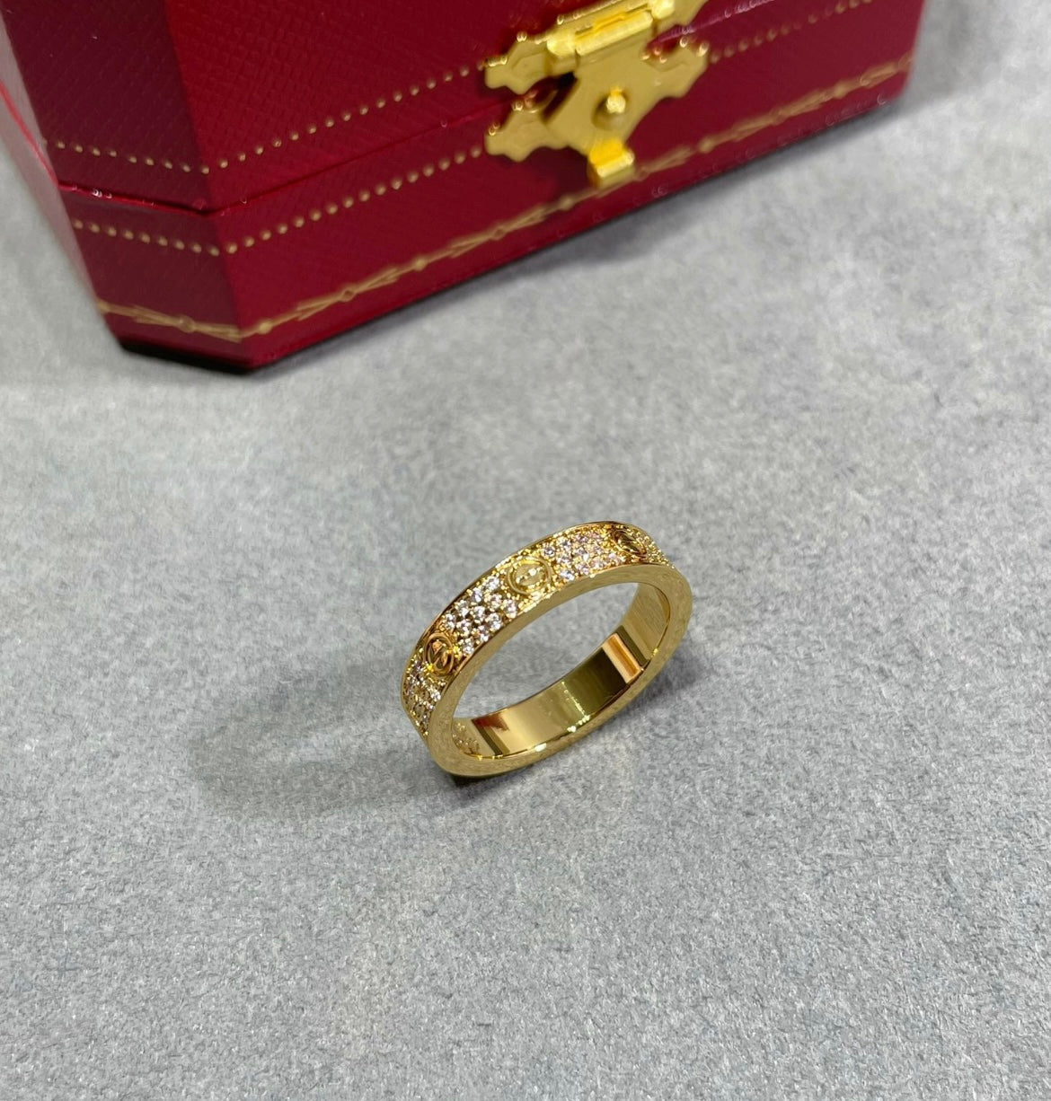 14k Yellow Gold Love Ring
