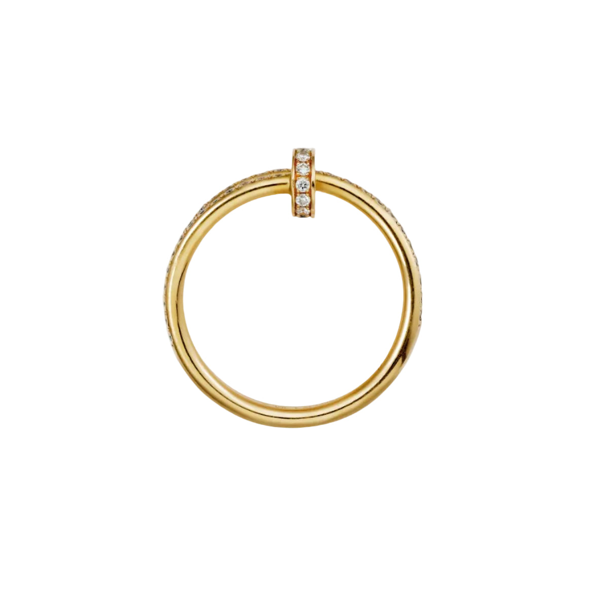 14k Yellow Gold Nail Ring