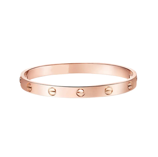 14k Rose Gold Love Bracelet