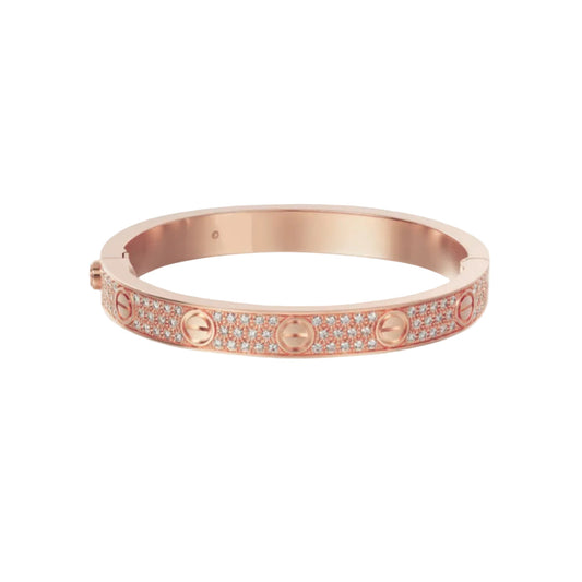 14k Rose Gold Love Bracelet