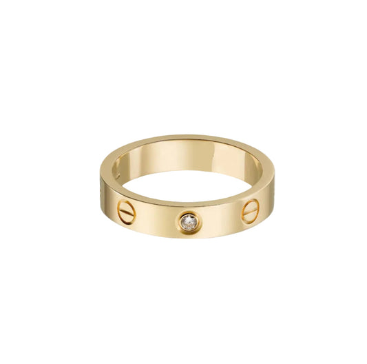 14k Yellow Gold Love Ring