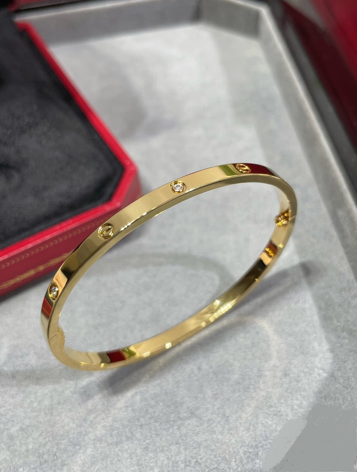 14k Yellow Gold Love Bracelet/Small