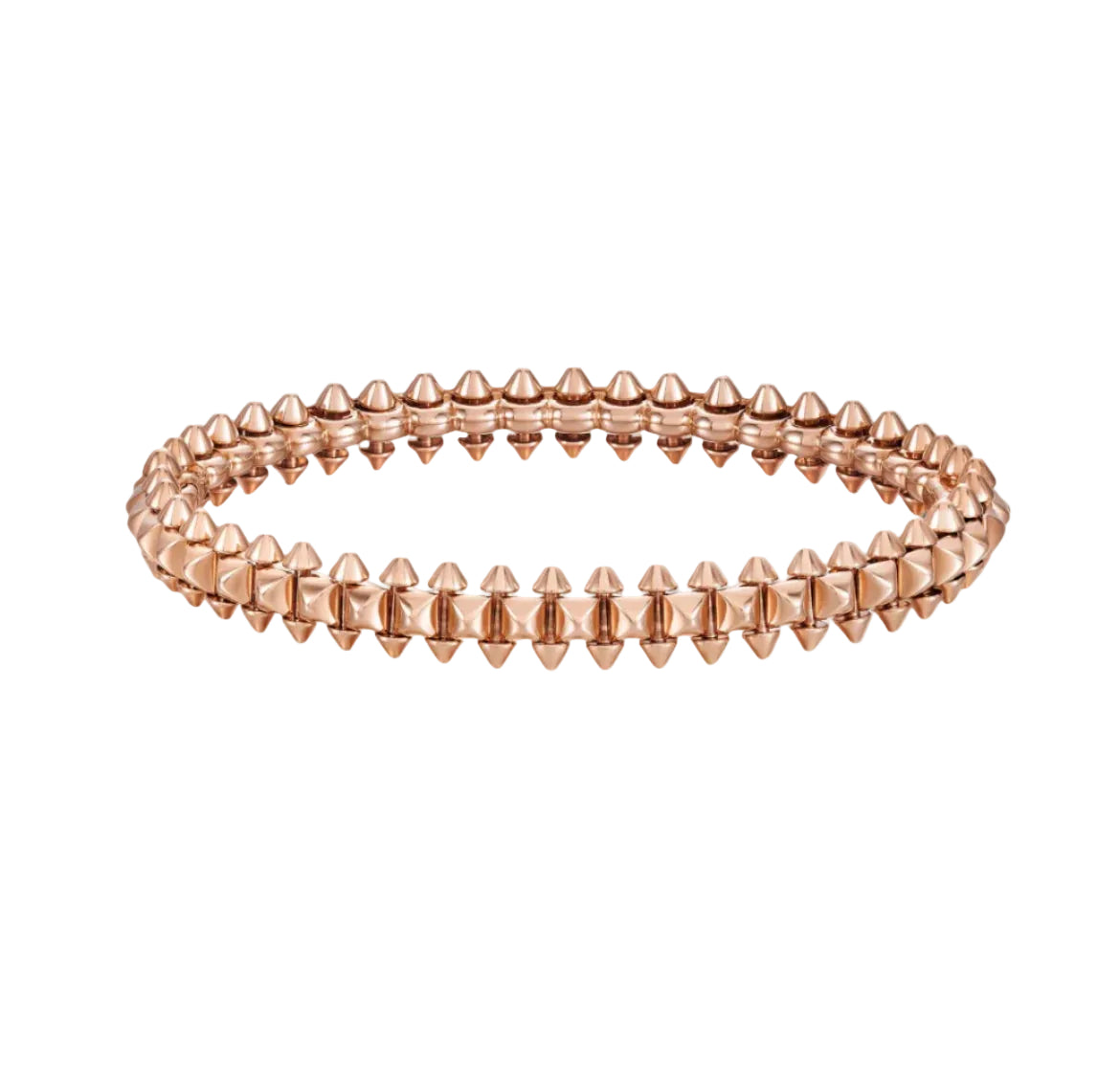 14k Rose Gold Clash Bracelet