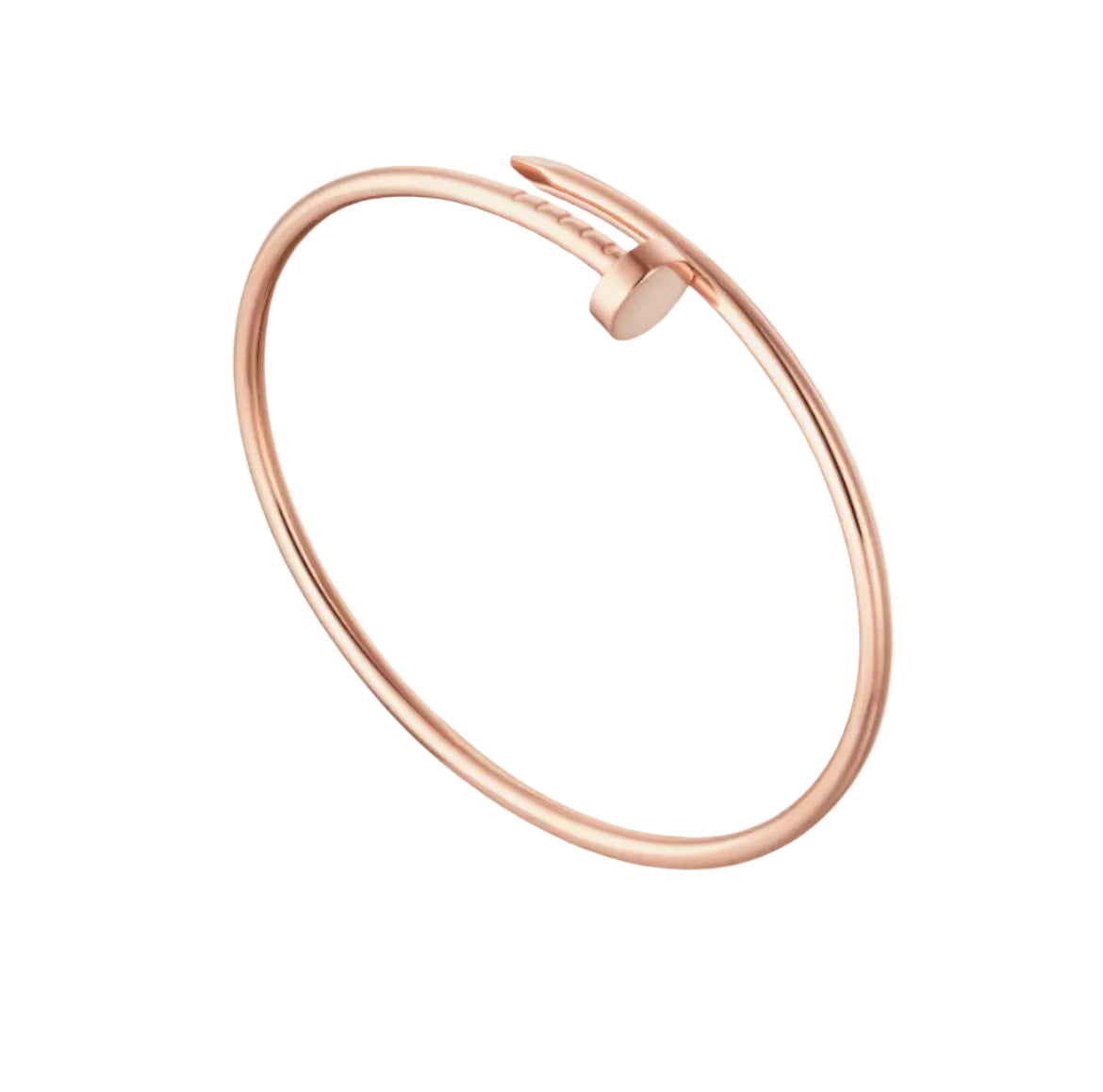 14k Rose Gold Nail Bracelet/Small