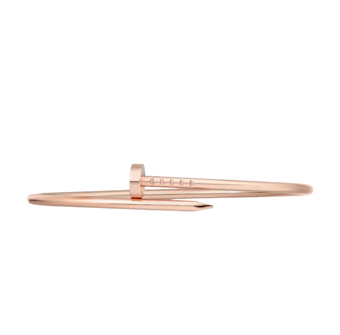 14k Rose Gold Nail Bracelet/Small