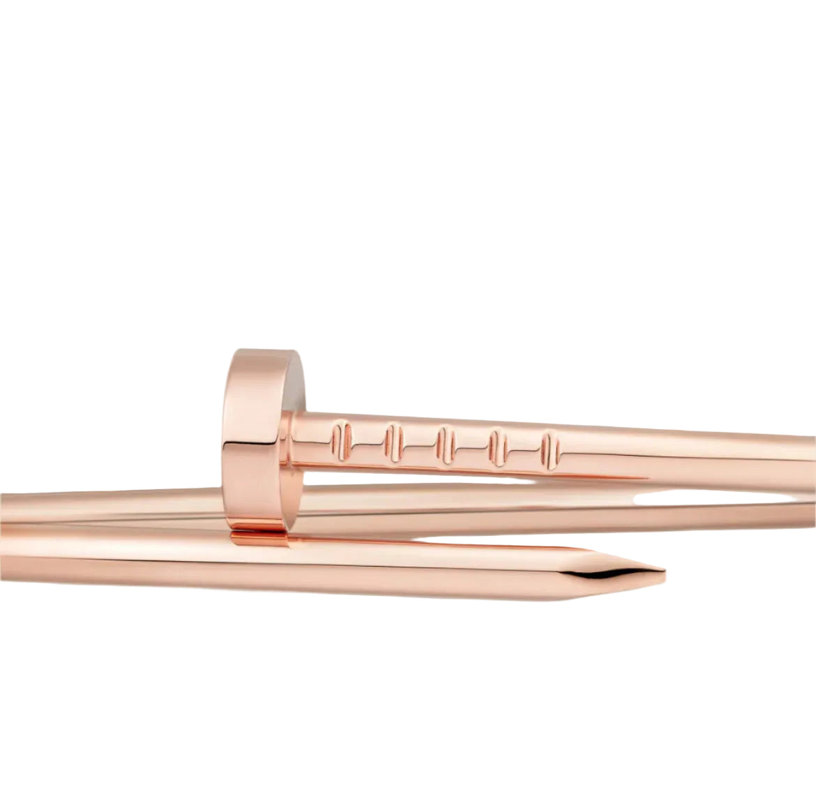 14k Rose Gold Nail Bracelet/Small