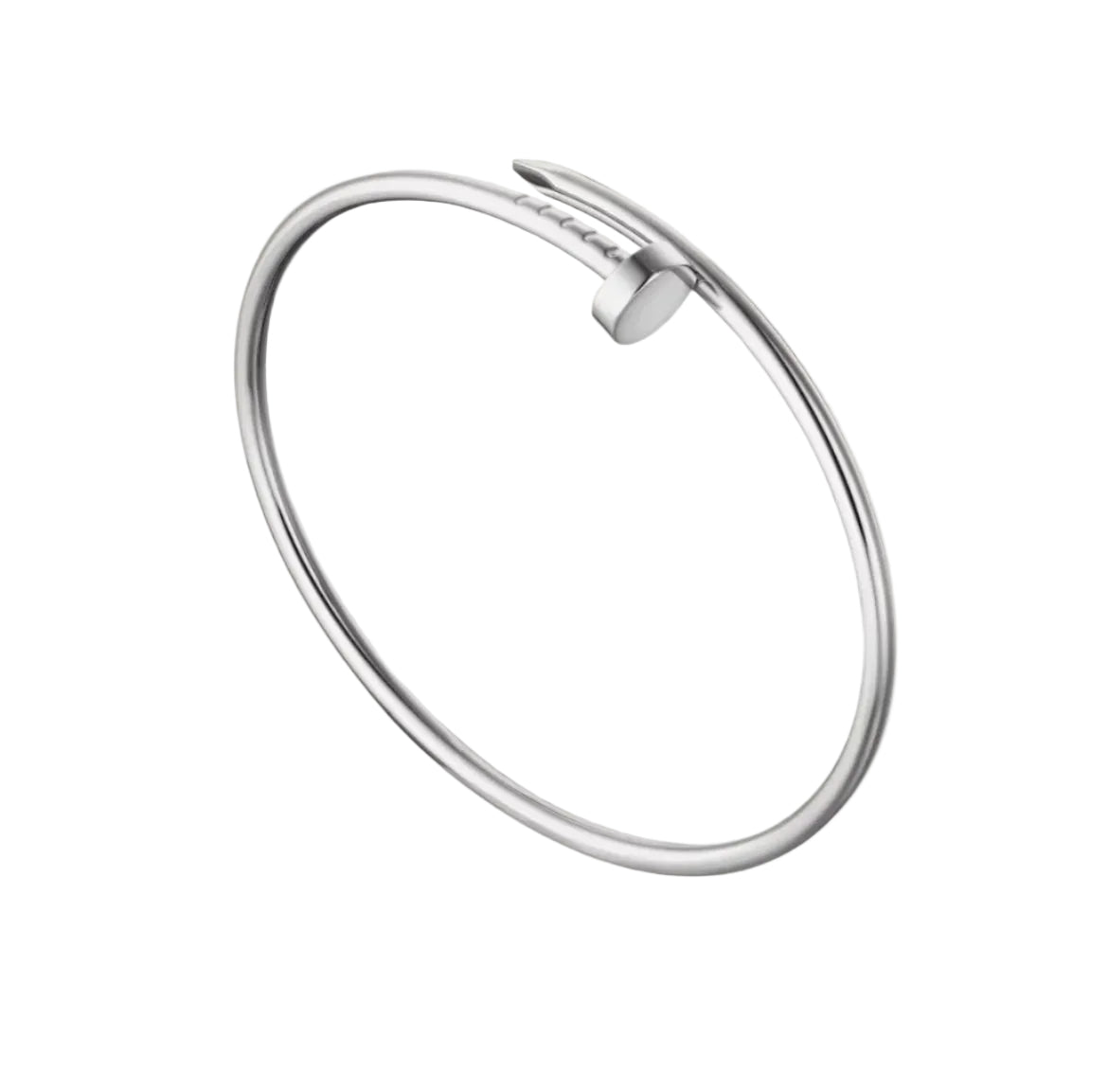 14k White Gold Nail Bracelet/Small