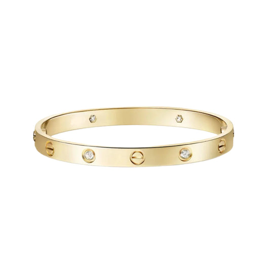 14k Yellow Gold Love Bracelet
