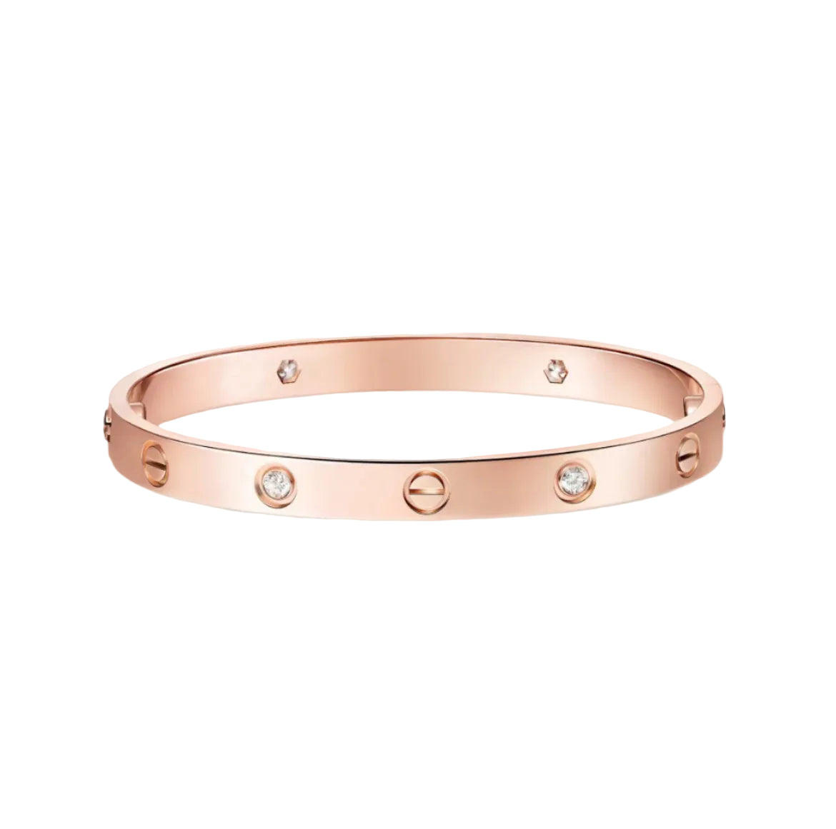 14k Rose Gold Love Bracelet