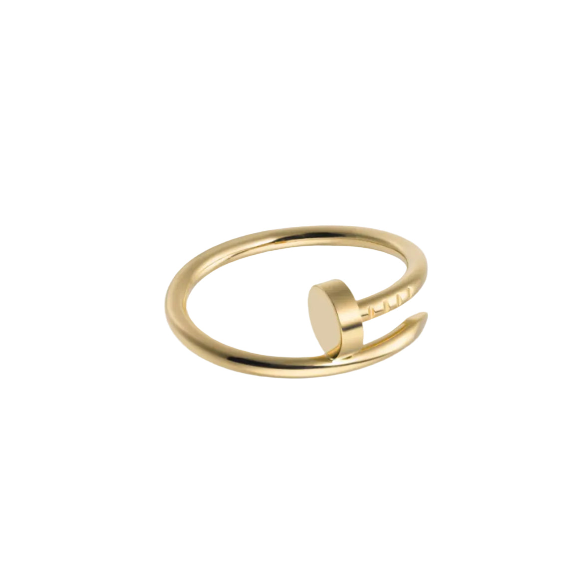 14k Yellow Gold Nail Ring