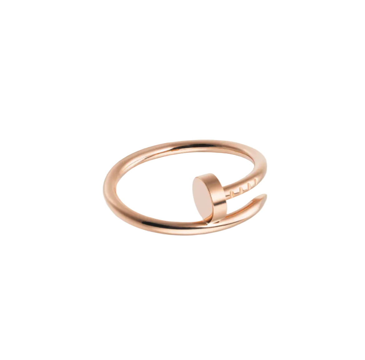 14k Rose Gold Nail Ring