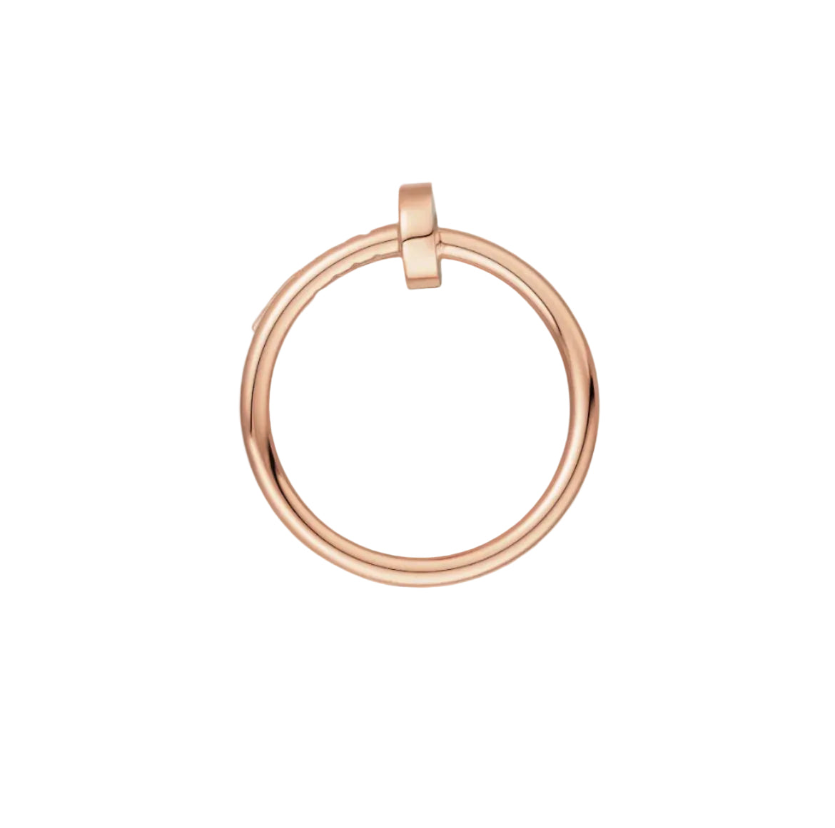 14k Rose Gold Nail Ring