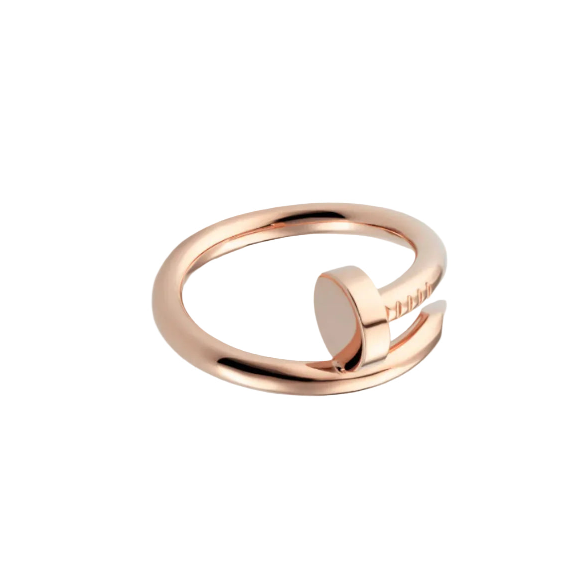 14k Rose Gold Nail Ring/Medium